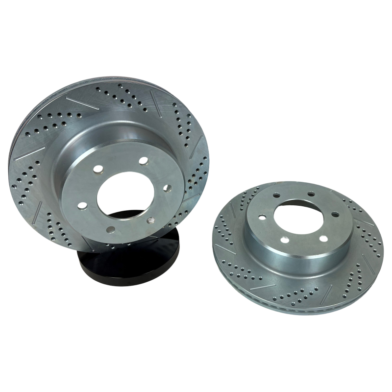 Ford Bronco Brake Rotors (2) - Rear - Baer Brakes - Big Claw Performance - Zinc-Plated - `21-`26